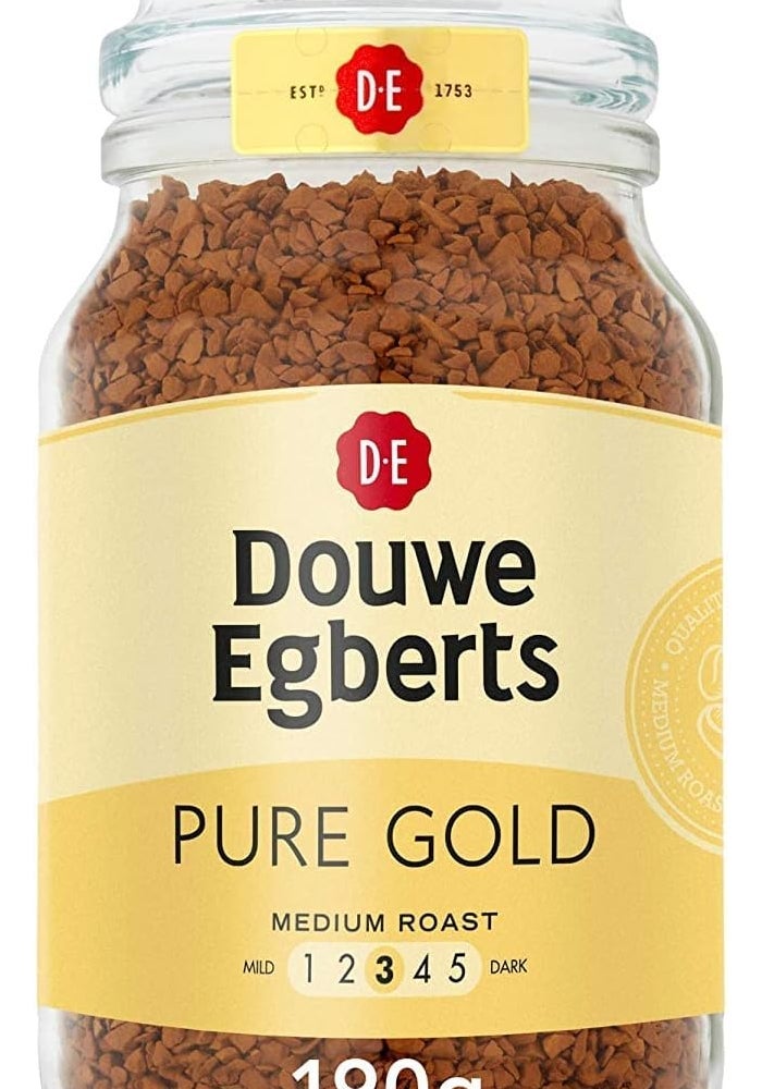 Douwe Egberts Pure Gold Instant Coffee, Medium Roast, 200g